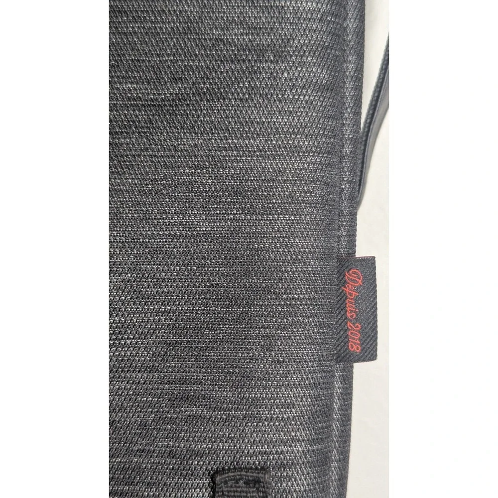 FINPAC Laptop Shoulder Bag messager strap Gray 14 x 10.5 padded with hand strap‎